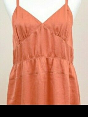 Jcrew Silk Peach Dress EUC SZ 8